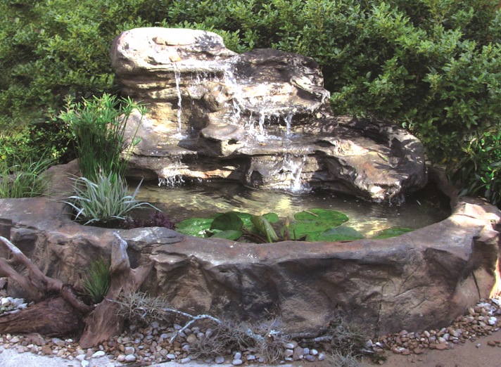 Rock Fountains / Fountain // Pool Rock Waterfalls, Fountains and ...