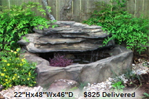 Petite Pools Patio Pond Rock Fountain