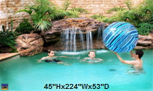 Aurora Swimming Pool Waterfall