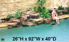 Canoa Swimming Pool Waterfall